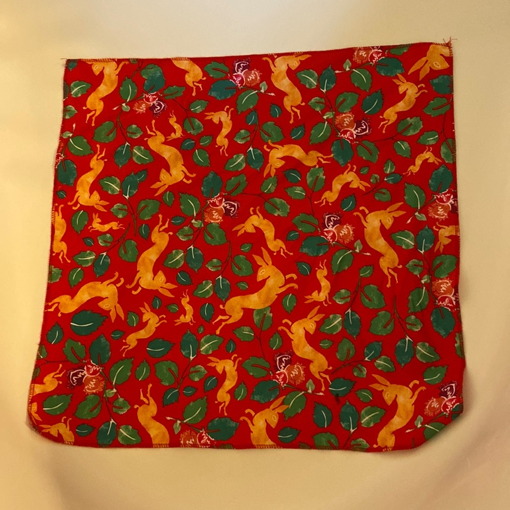 Beautiful red scarf